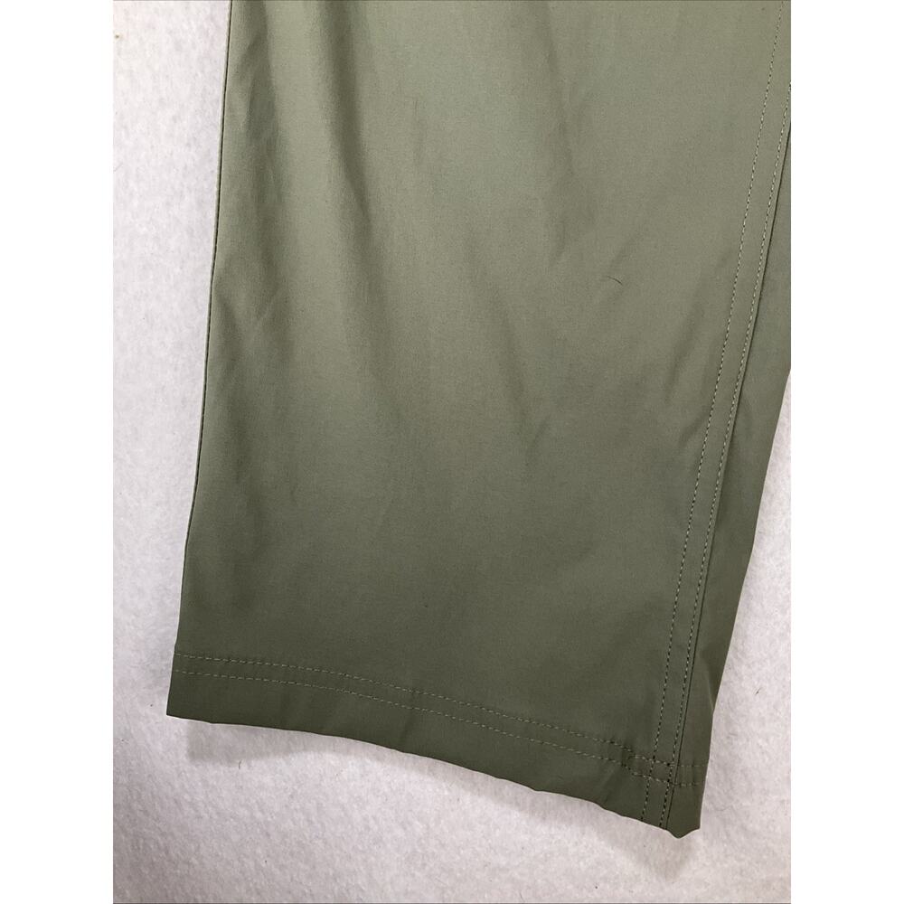 Eddie Bauer Guide Pro Pants Womens 12 Olive Green Hiking Stretch Cargo Excellent - Picture 4 of 14